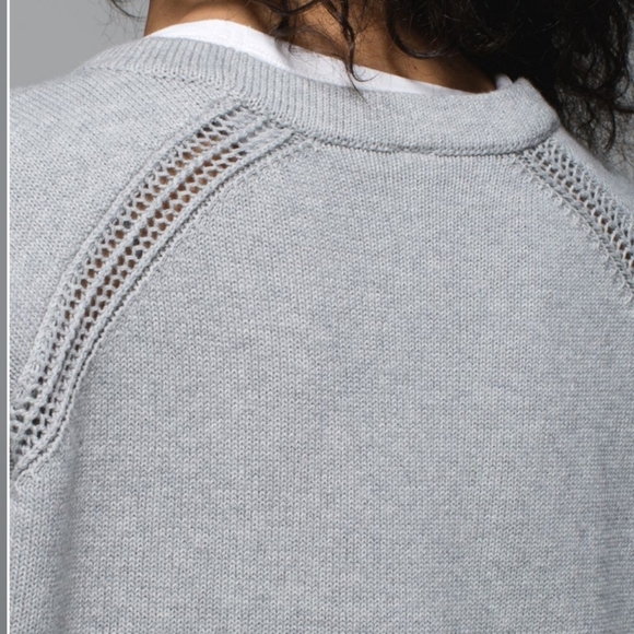 Lululemon Bhakti Reality Knit Casual Preppy Short Sleeve Heathered Grey 6 - Picture 10 of 13